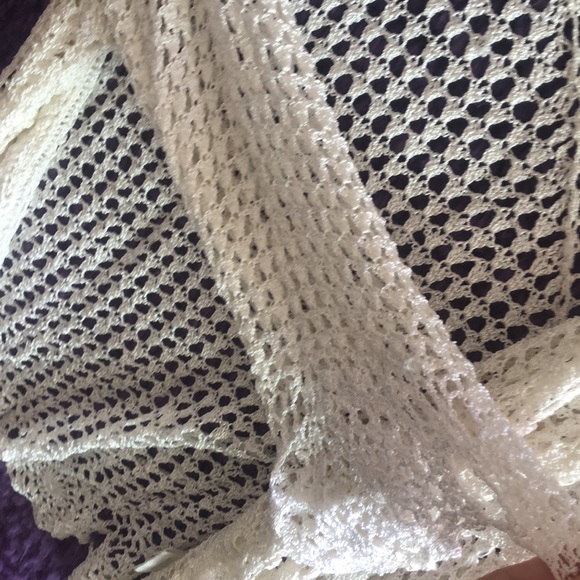 White Stringed cardigan - Picture 8 of 8